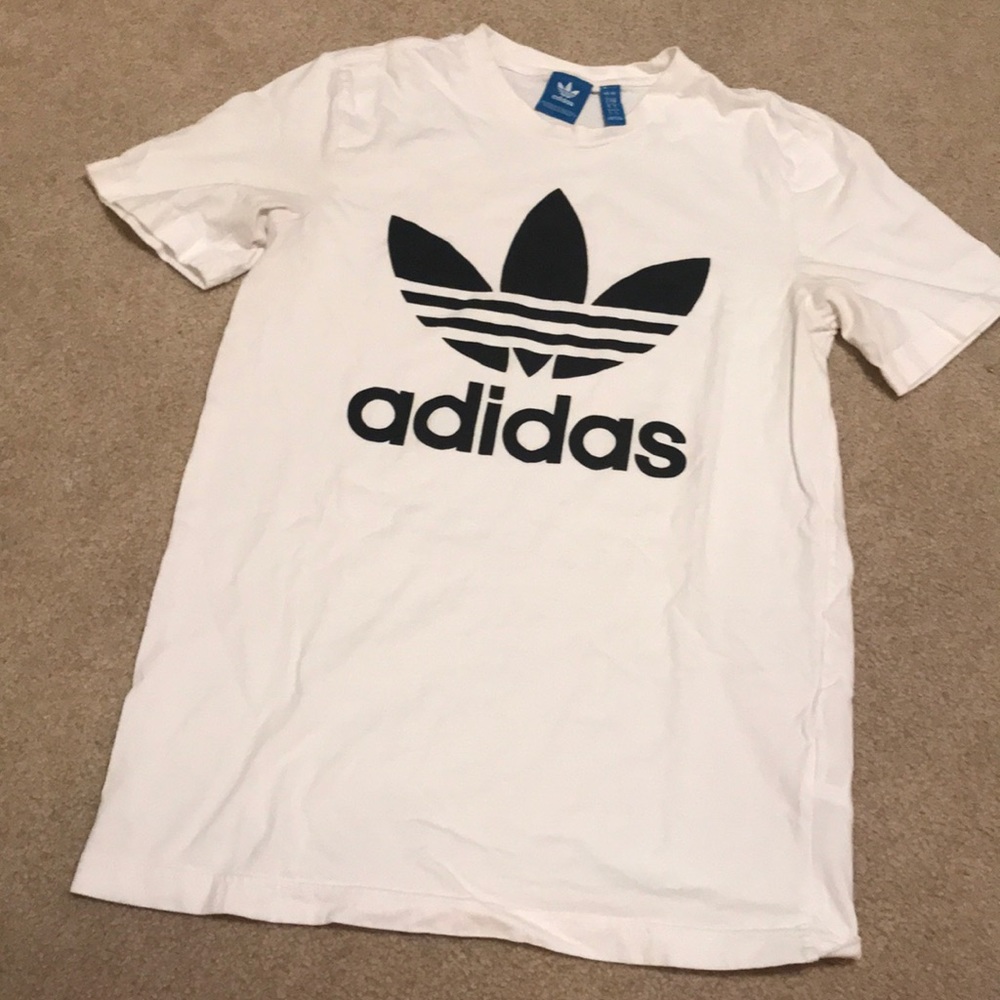 SMALL White Adidas T-Shirt